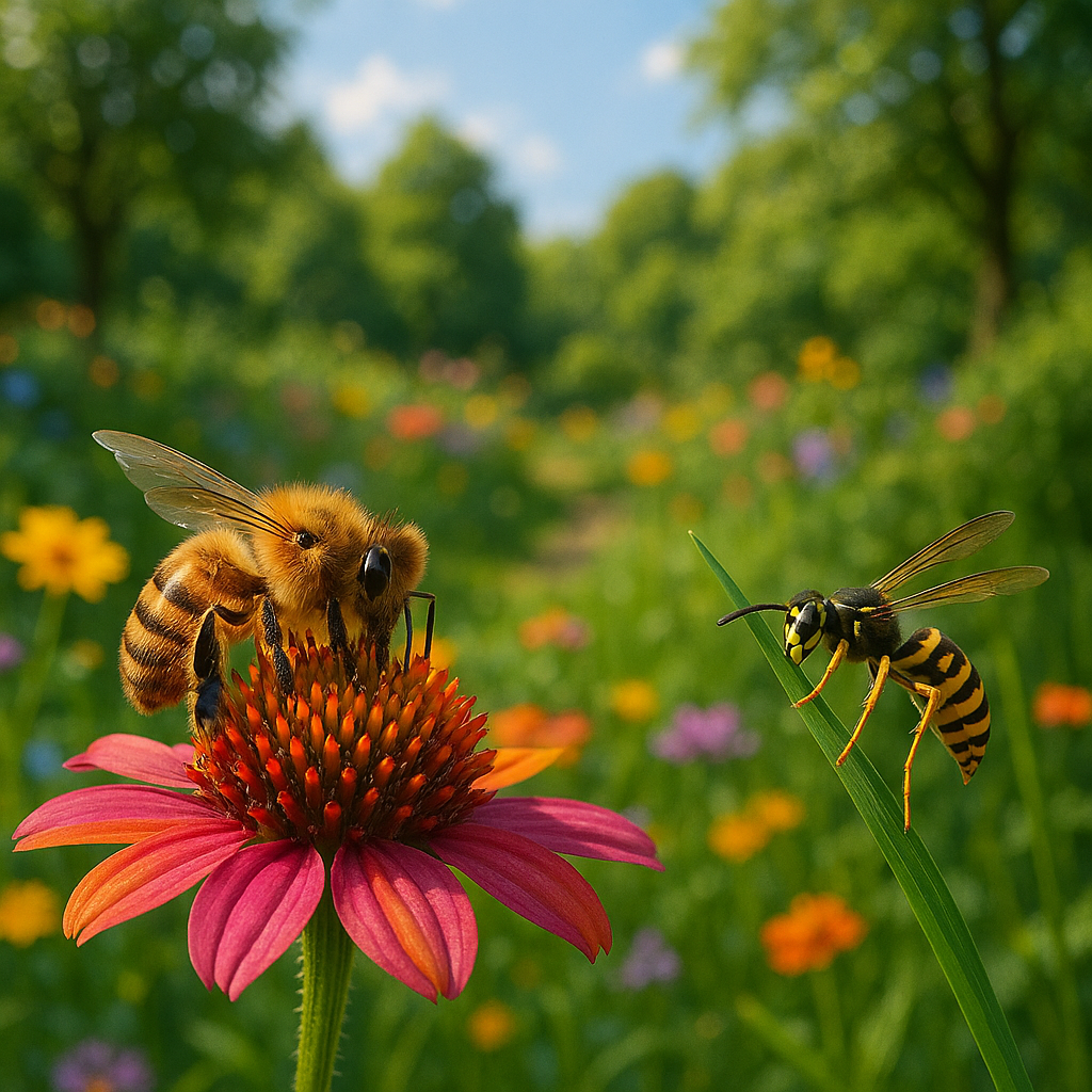 Abeille ou Guêpe : Comment les Distinguer Facilement ?