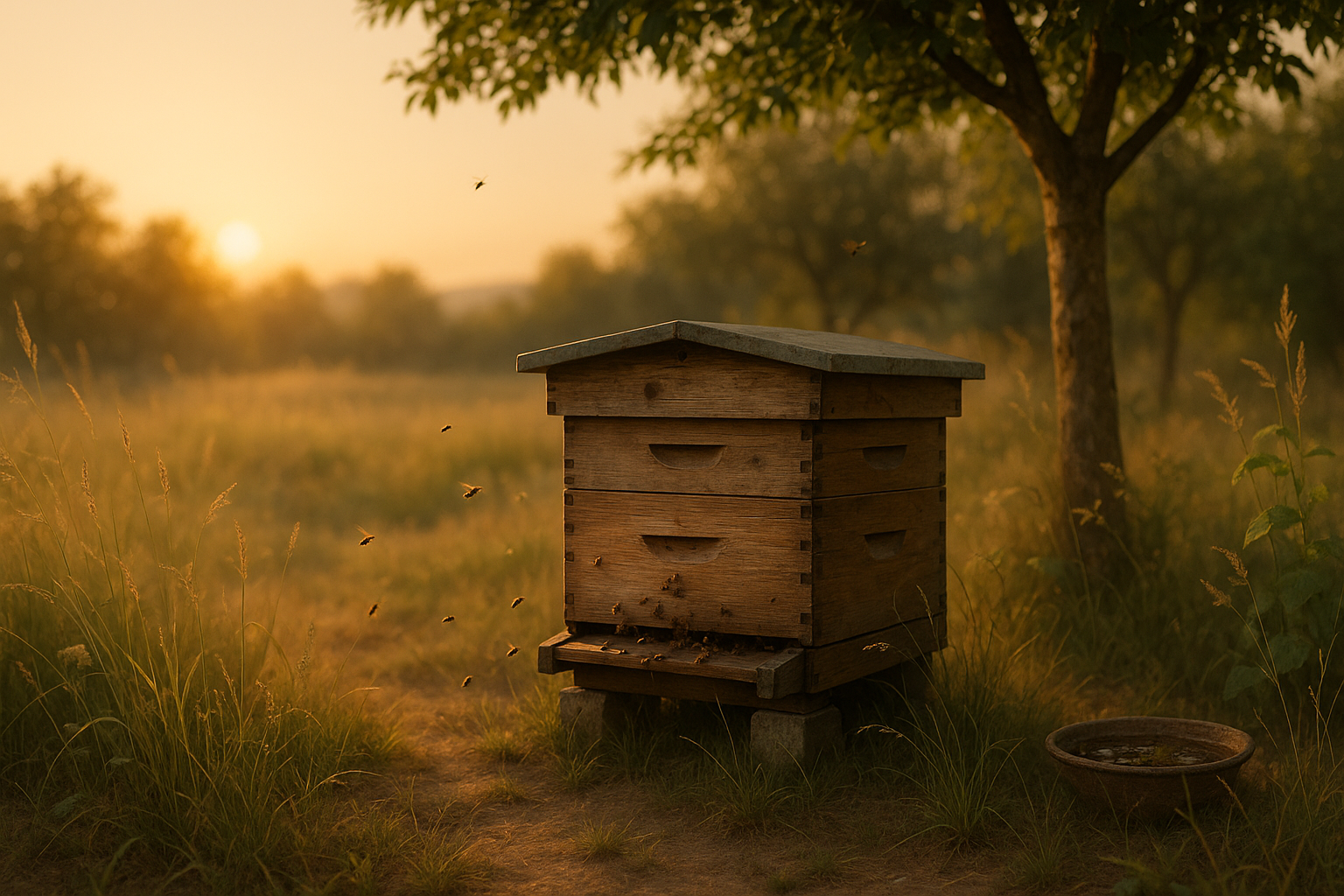 L'apiculture au mois d'août