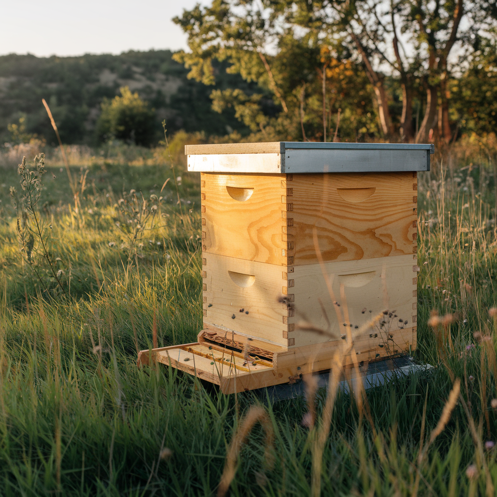 Ruches artisanales en bois de cryptoméria à Nimes