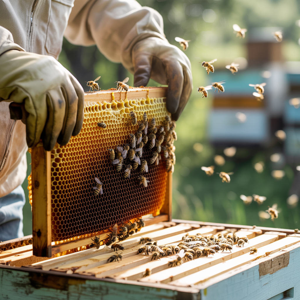Mains d'apiculteur