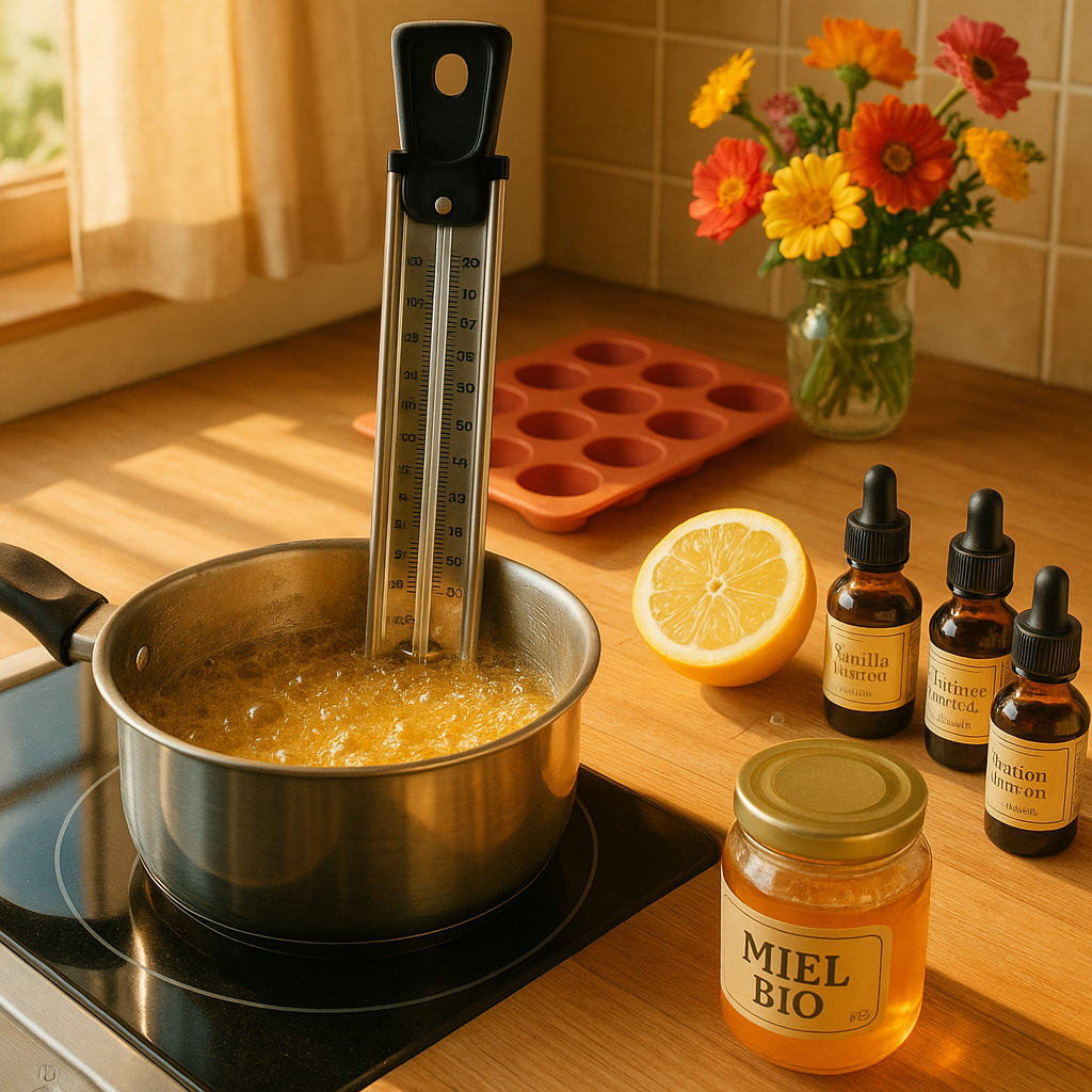 Réalisez des Bonbons au Miel Faits Maison