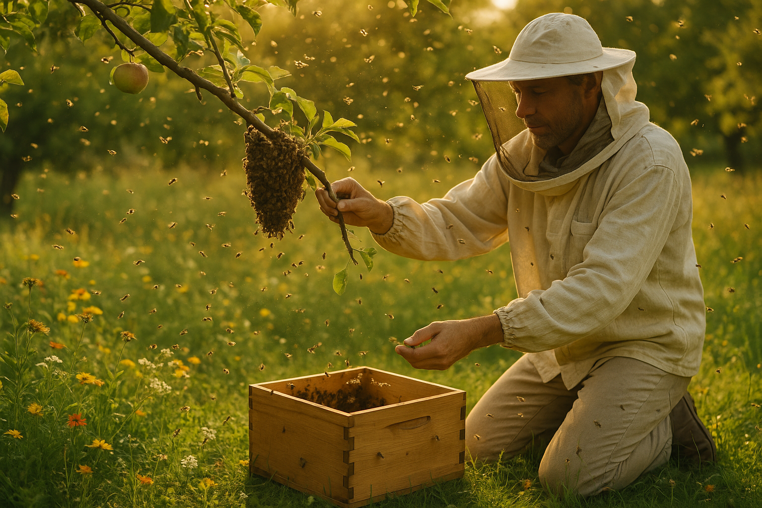 Comment capturer un essaim d'abeilles ?