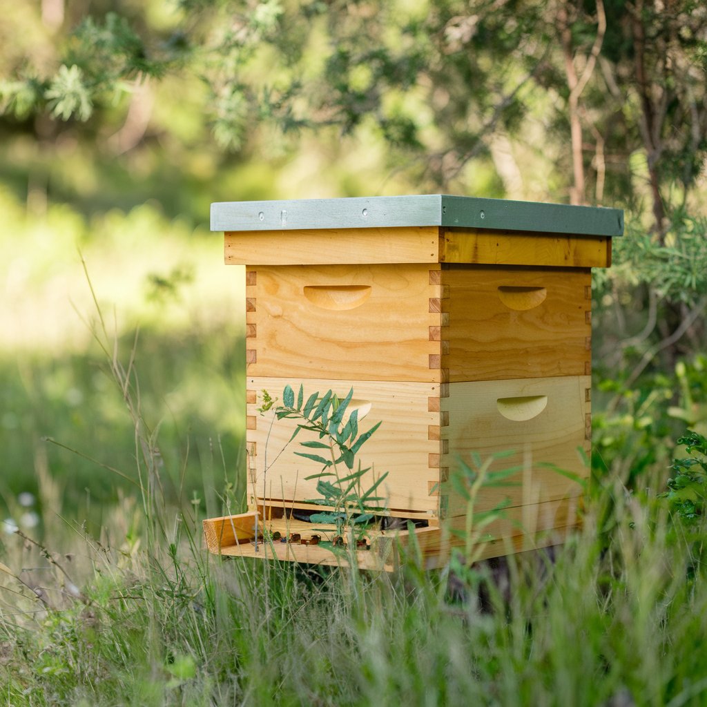 Ruche en bois de cryptomeria