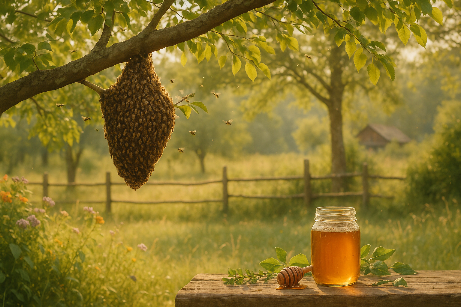 Essaim d'Abeilles : Guide Pratique pour Débuter en Apiculture Écologique