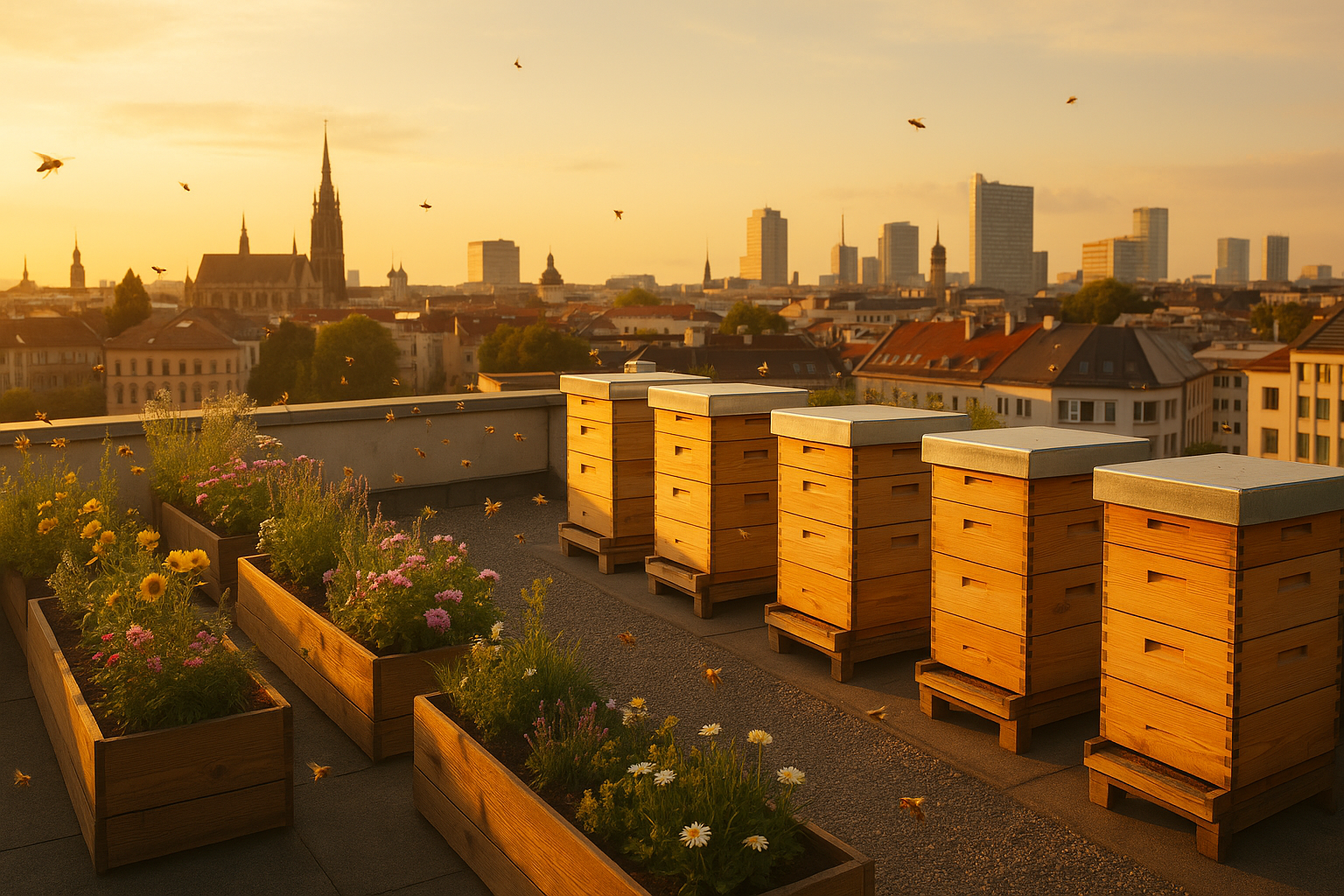 Apiculture urbaine 🌆🐝 : promesses & défis