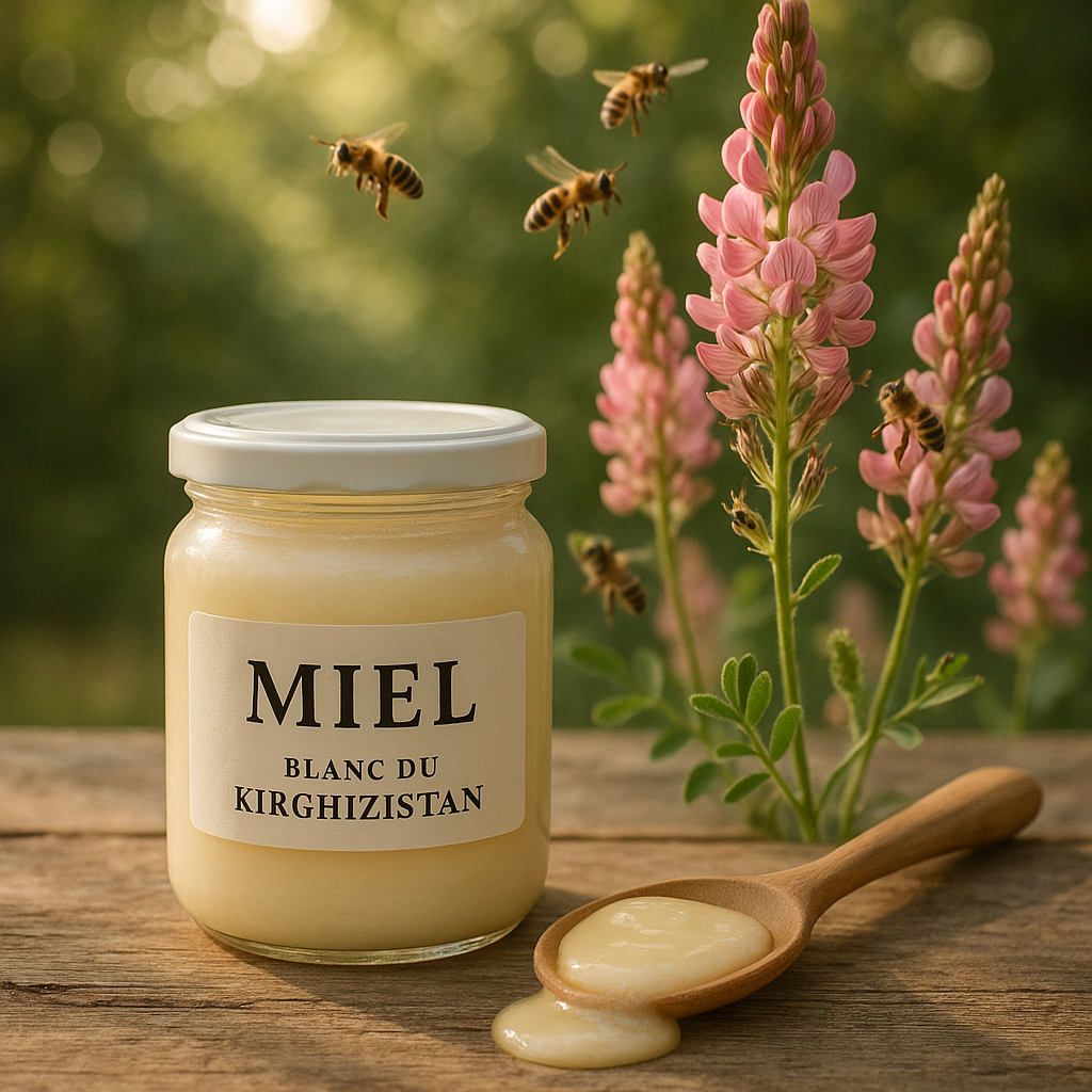 Miel blanc du Kirghizistan : Bienfaits inestimables et secrets de dégustation
