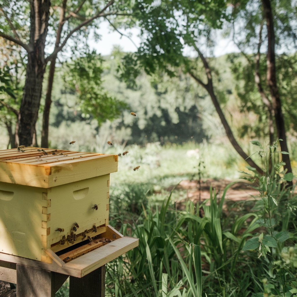 Ruchette artisanale en bois naturel