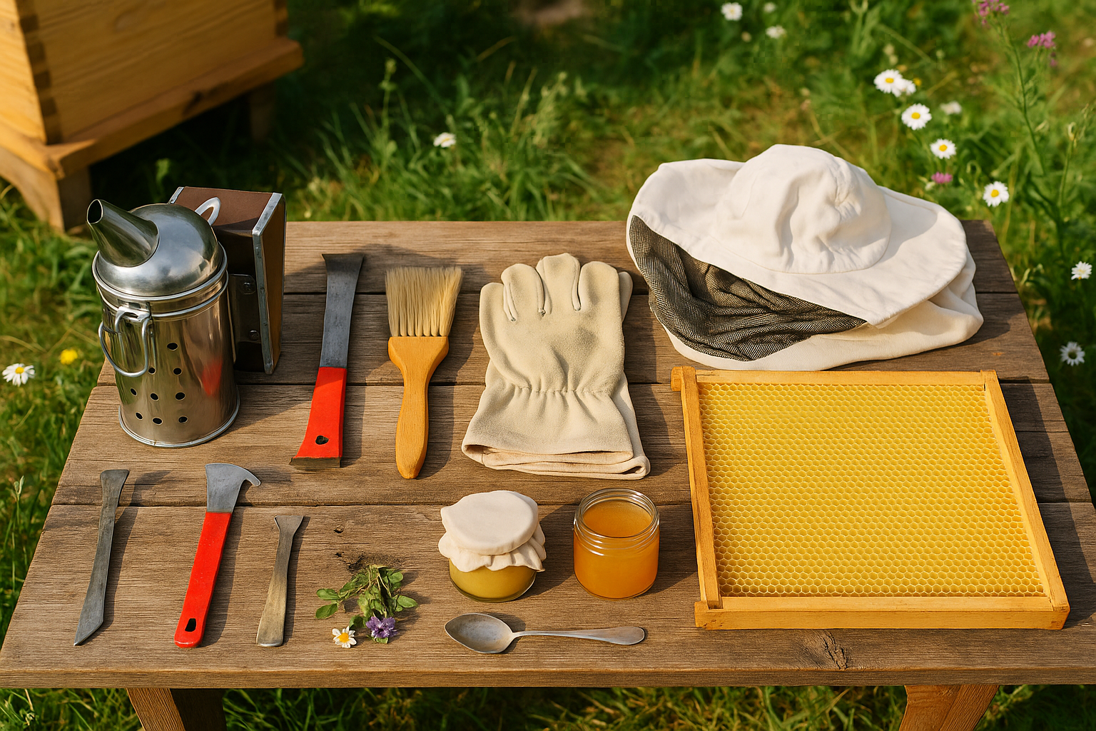 Les outils de l'apiculteur