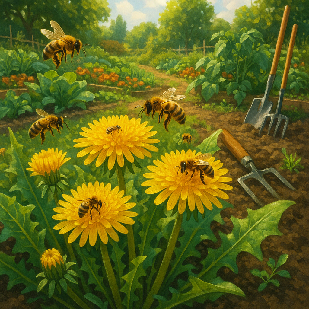 Pissenlit : la plante mellifère idéale pour vos abeilles 🌼