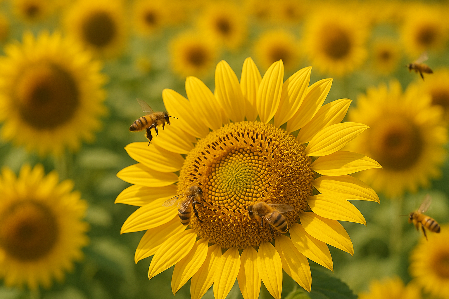 Le Tournesol : plante mellifère